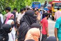 বরিশালে মহাসড়ক পার হতে গিয়ে বাসের ধাক্কায় মাদরাসা শিক্ষিকা নিহত